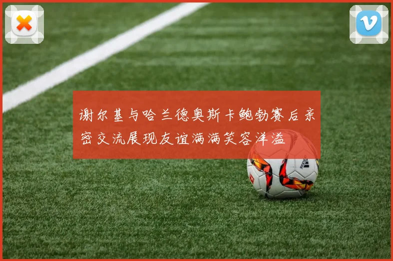 谢尔基与哈兰德奥斯卡鲍勃赛后亲密交流展现友谊满满笑容洋溢